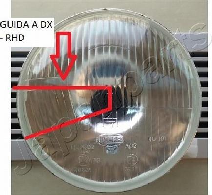 Pemebla JAPGN-006R - Вставка фари, основна фара autocars.com.ua