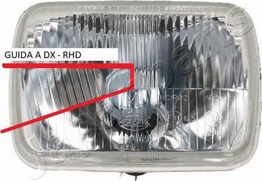 Pemebla JAPGO-004R - Вставка фари, основна фара autocars.com.ua