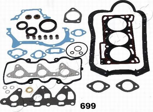 Pemebla JAPKM-699 - Комплект прокладок, двигун autocars.com.ua