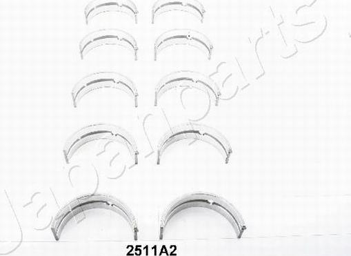 Pemebla JAPMS2511A2 - Комплект підшипників колінчастого вала autocars.com.ua