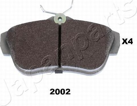 Pemebla JAPPP-2002AF - Гальмівні колодки, дискові гальма autocars.com.ua