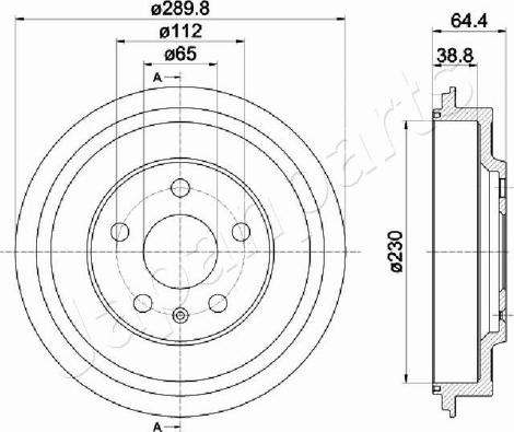 Pemebla JAPTA-0911 - Гальмівний барабан autocars.com.ua