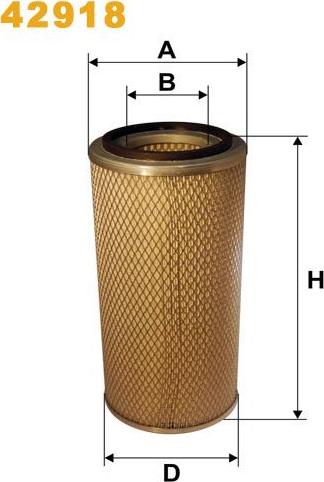 Pemebla WIX42918 - Повітряний фільтр autocars.com.ua