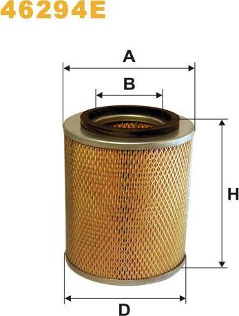 Pemebla WIX46294E - Повітряний фільтр autocars.com.ua