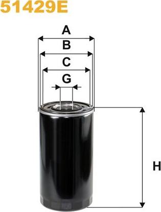 Pemebla WIX51429E - Масляний фільтр autocars.com.ua