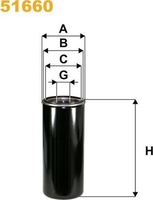 Pemebla WIX51660 - Масляний фільтр autocars.com.ua