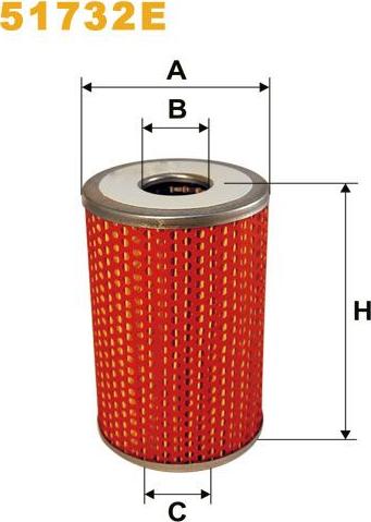 Pemebla WIX51732E - Масляний фільтр autocars.com.ua