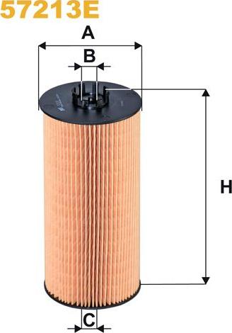 Pemebla WIX57213E - Масляний фільтр autocars.com.ua