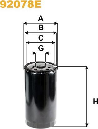 Pemebla WIX92078E - Масляний фільтр autocars.com.ua