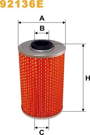 Pemebla WIX92136E - Масляний фільтр autocars.com.ua