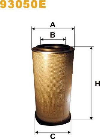 Pemebla WIX93050E - Повітряний фільтр autocars.com.ua