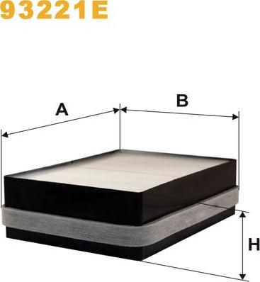 Pemebla WIX93221E - Фільтр, повітря у внутрішній простір autocars.com.ua