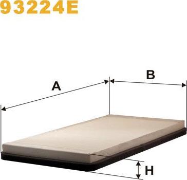 Pemebla WIX93224E - Фільтр, повітря у внутрішній простір autocars.com.ua