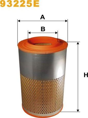 Pemebla WIX93225E - Повітряний фільтр autocars.com.ua