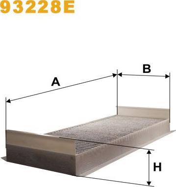 Pemebla WIX93228E - Фільтр, повітря у внутрішній простір autocars.com.ua