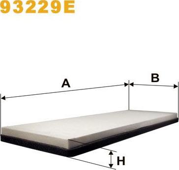 Pemebla WIX93229E - Фільтр, повітря у внутрішній простір autocars.com.ua