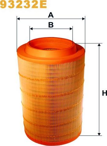 Pemebla WIX93232E - Повітряний фільтр autocars.com.ua