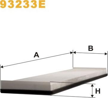 Pemebla WIX93233E - Фільтр, повітря у внутрішній простір autocars.com.ua