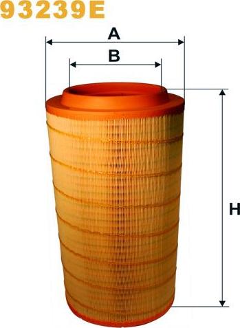 Pemebla WIX93239E - Повітряний фільтр autocars.com.ua