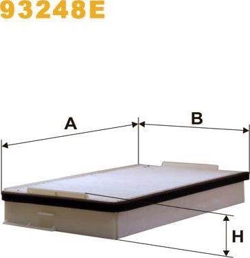 Pemebla WIX93248E - Фільтр, повітря у внутрішній простір autocars.com.ua