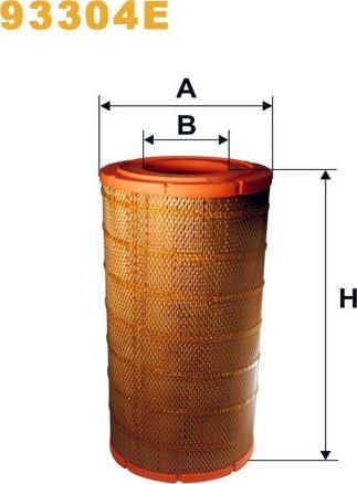 Pemebla WIX93304E - Повітряний фільтр autocars.com.ua