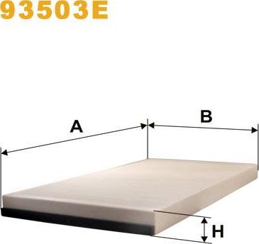 Pemebla WIX93503E - Фільтр, повітря у внутрішній простір autocars.com.ua