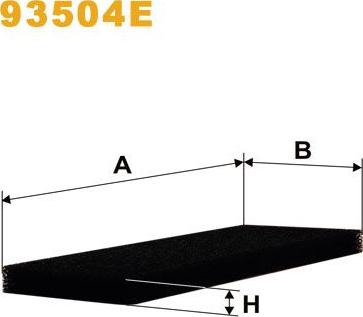 Pemebla WIX93504E - Фільтр, повітря у внутрішній простір autocars.com.ua