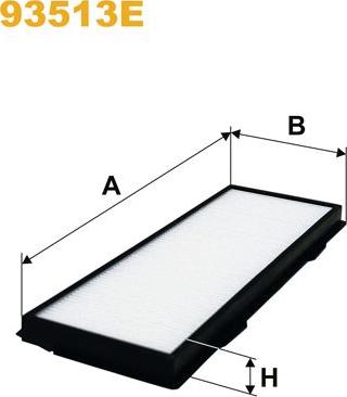 Pemebla WIX93513E - Фільтр, повітря у внутрішній простір autocars.com.ua