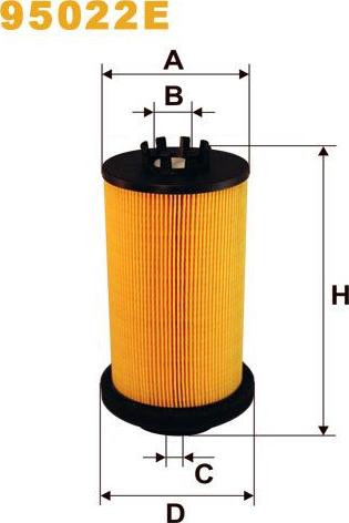 Pemebla WIX95022E - Паливний фільтр autocars.com.ua
