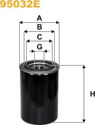 Pemebla WIX95032E - Паливний фільтр autocars.com.ua