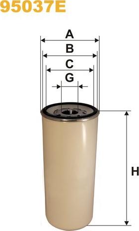 Pemebla WIX95037E - Паливний фільтр autocars.com.ua