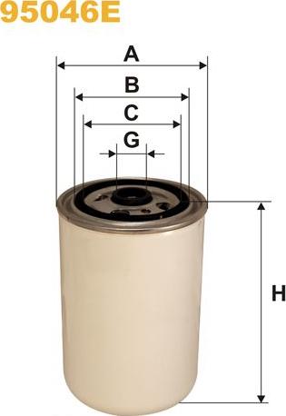Pemebla WIX95046E - Паливний фільтр autocars.com.ua