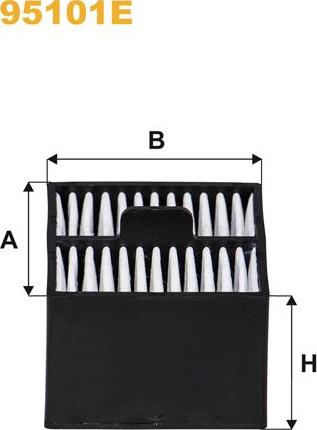 Pemebla WIX95101E - Паливний фільтр autocars.com.ua