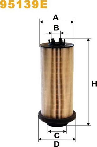 Pemebla WIX95139E - Паливний фільтр autocars.com.ua