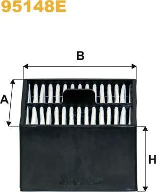 Pemebla WIX95148E - Паливний фільтр autocars.com.ua