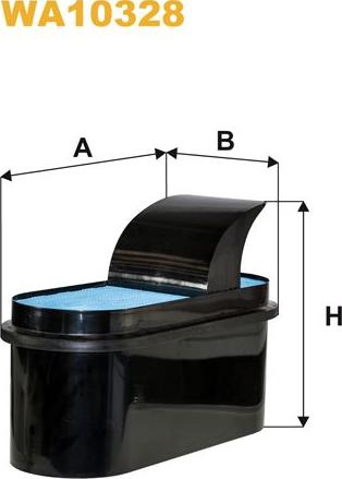 Pemebla WIXWA10328 - Повітряний фільтр autocars.com.ua