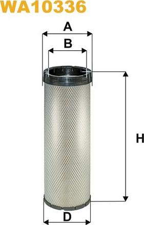 Pemebla WIXWA10336 - Повітряний фільтр autocars.com.ua