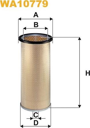 Pemebla WIXWA10779 - Повітряний фільтр autocars.com.ua