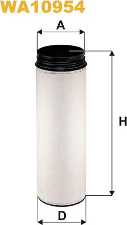 Pemebla WIXWA10954 - Повітряний фільтр autocars.com.ua