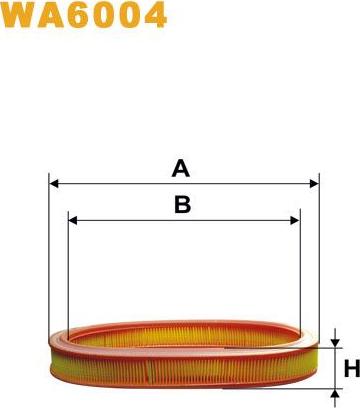 Pemebla WIXWA6004 - Повітряний фільтр autocars.com.ua