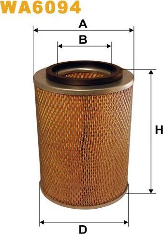 Pemebla WIXWA6094 - Повітряний фільтр autocars.com.ua