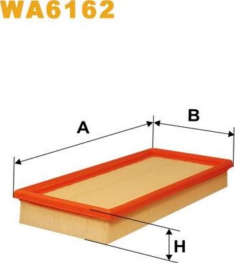 Pemebla WIXWA6162 - Повітряний фільтр autocars.com.ua