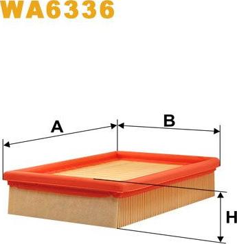 Pemebla WIXWA6336 - Повітряний фільтр autocars.com.ua