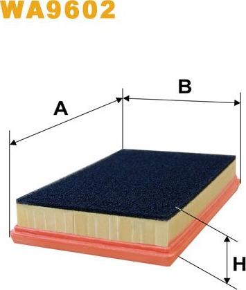 Pemebla WIXWA9602 - Повітряний фільтр autocars.com.ua