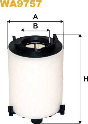 Pemebla WIXWA9757 - Повітряний фільтр autocars.com.ua