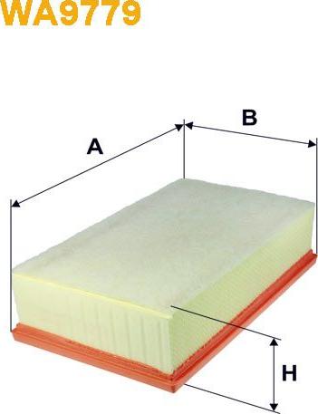 Pemebla WIXWA9779 - Повітряний фільтр autocars.com.ua