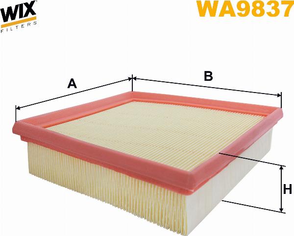Pemebla WIXWA9837 - Повітряний фільтр autocars.com.ua