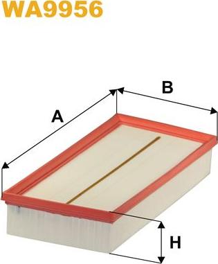 Pemebla WIXWA9956 - Повітряний фільтр autocars.com.ua
