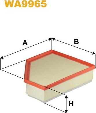 Pemebla WIXWA9965 - Повітряний фільтр autocars.com.ua