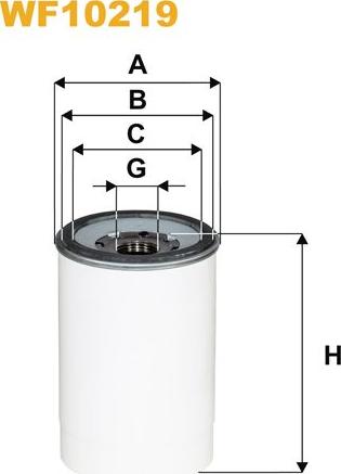 Pemebla WIXWF10219 - Паливний фільтр autocars.com.ua